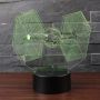 3D LED night light Star Wars 1 touch + remote control