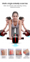 Abdominal muscle double-wheeled fitness equipment - red
