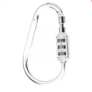 Aluminum alloy code lock mountaineering CH-22B - Electroplating White