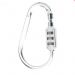 Aluminum alloy code lock mountaineering CH-22B - Electroplating White