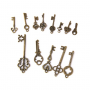 Antique Bronze Key Pendant Necklace Findings Charm Pendants