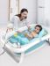 Baby Bath ( Type 2) Temperature Control and Pillow - Blue Color