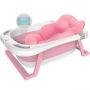 Baby Bath ( Type 2) Temperature Control and Pillow - Pink Color