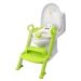 Baby potty seat ladder - green color