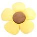 Baby shower sun flower shape anti-slip mat - yellow