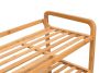 Bamboo 4 Tier Shoe Rack - Home Storage Wood Organization - HY4103