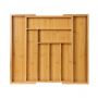 Bamboo 6-Cell Storage Box adjustable - HY1201