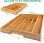 Bamboo 7-Cell Storage Box Adjustable - HY1211