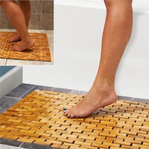 Bamboo Bathroom Non-slip Mat - HY2410