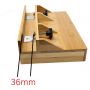 Bamboo Bedside Caddy Minimalist Contemporary Bunk Bed Shelf Floating Nightstand Organizer - ZM7001C
