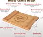 Bamboo Cutting Board Royal Logo with grooves - ZM1125C