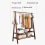 Bamboo Foldable Garment Rack--116cm