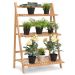 Bamboo Plant Stand Modern Planter Holder - HY4213