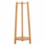 Bamboo Plant Stands Flower Rack Round Tray Ladder Shelves - HY4210