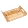 Bamboo Serving Tray With Side Handles - 36*25*1 cm - HY1910
