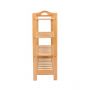Bamboo Shoe Rack with Handles - 4 Tier - HY4111