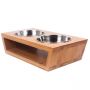 Bamboo Wooden Pet Food Tray - 35*18*9 cm - HY5101