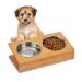 Bamboo Wooden Pet Food Tray - HY5102
