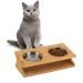 Bamboo Wooden Pet Food Tray - HY5105