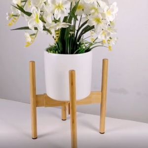 Bambusowy kwietnik, stojak na kwiaty