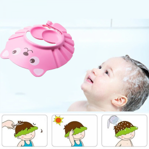 Bath cap for baby - Pink