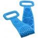 bath silicone towel doubble side - blue size:L box packing