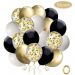 Birthday party baloon set 50 pcs Gold&Black