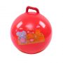 bouncing ball with handle 45cm -- red