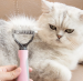 Brush for pet comb - pink