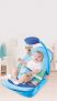 Bujaczek/ leżaczek dla niemowląt - niebieski