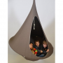 Cacoon outdoor tourism camping tree janging hammock 100*110cm dark brown
