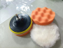 Car Drill Adapter with 5Pcs 3 Inch Buffing Pad Kit Polishing Compound
