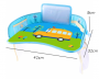 Car Portable table for children - yellow car