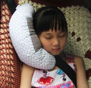 Car side headrest /Baby Rest Side Sleeping Pillow - grey