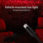 Car Star Decoration Lamp-Red