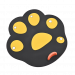 Cat paw mousepad 255*280mm - brown