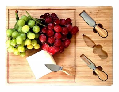 Cheese Board Cutting Set with Knives and Tools- HY1128