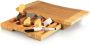 Cheese Board Set with Hidden Slide Curved Shape - HY1107