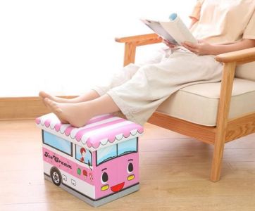 Children's toy storage box (Pink Color)