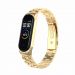 Classic Stainless Steel Belt Metal Bands for Xiaomi Mi Band 3 / 4 - gold