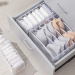 Clothing Storage Box - White 6 Grids for Underwears 32*32*12CM