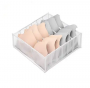 Clothing Storage Box - White 6 Grids for Underwears 32*32*12CM