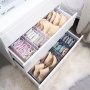 Clothing Storage Box - White 7 Grids for Underpants 32*12*12CM