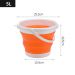 Collapsible Bucket - 5L Orange