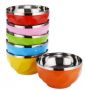 Colorful stainless steel bowl  13 cm