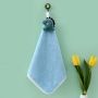 Coral Fleece Absorbent Hanging Small Square Towel-Type 2