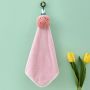 Coral Fleece Absorbent Hanging Small Square Towel-Type 3