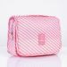 Cosmetic storage bag --pink stripes