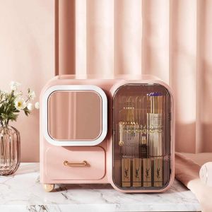 Cosmetic Storage Box- Pink