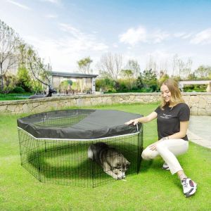 Cover for Pet Cage - Black 81cm Octagon Shape(Repeat with ID 13065)